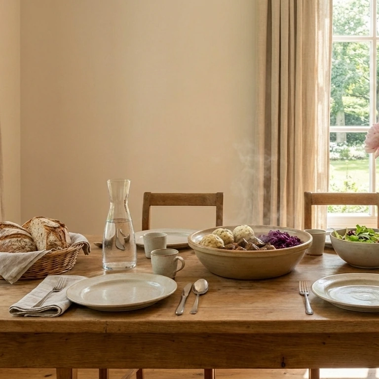 Gemeinsames, frisch gekochtes Mittagessen