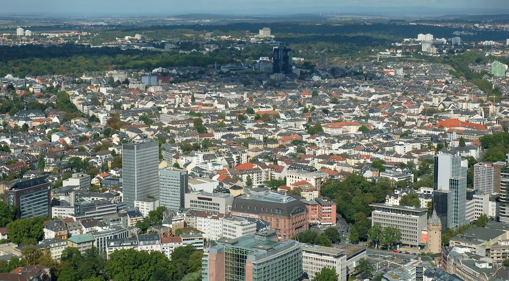 Blick auf das Frankfurter Nordend
